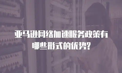 亚马逊网络加速服务政策有哪些形式的优势?