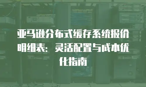 亚马逊分布式缓存系统报价明细表：灵活配置与成本优化指南