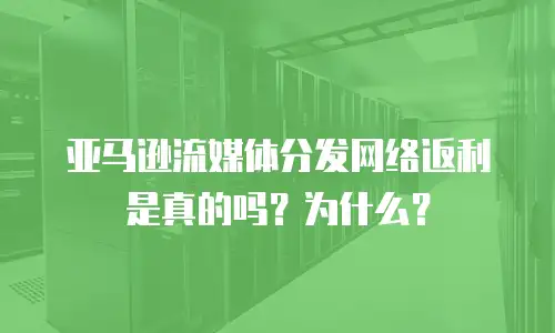 亚马逊流媒体分发网络返利是真的吗？为什么？