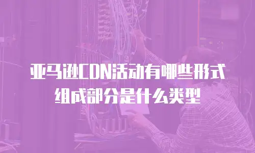 亚马逊cdn活动有哪些形式组成部分是什么类型