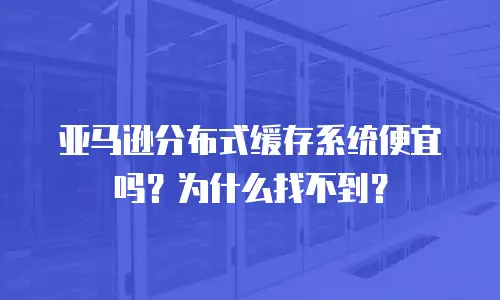 亚马逊分布式缓存系统便宜吗？为什么找不到？