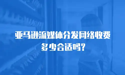 亚马逊流媒体分发网络收费多少合适吗？