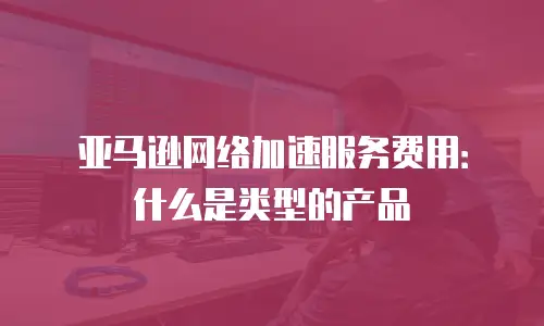亚马逊网络加速服务费用：什么是类型的产品