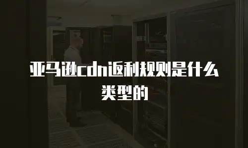 亚马逊cdn返利规则是什么类型的