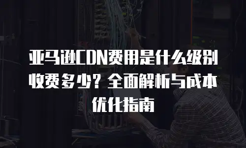 亚马逊CDN费用是什么级别收费多少？全面解析与成本优化指南