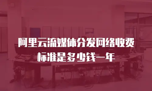 阿里云流媒体分发网络收费标准是多少钱一年