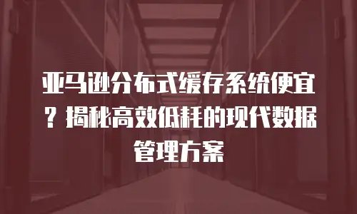 亚马逊分布式缓存系统便宜？揭秘高效低耗的现代数据管理方案