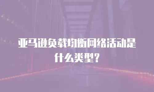 亚马逊负载均衡网络活动是什么类型？