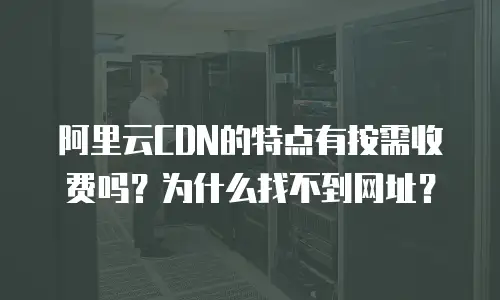 阿里云CDN的特点有按需收费吗？为什么找不到网址？