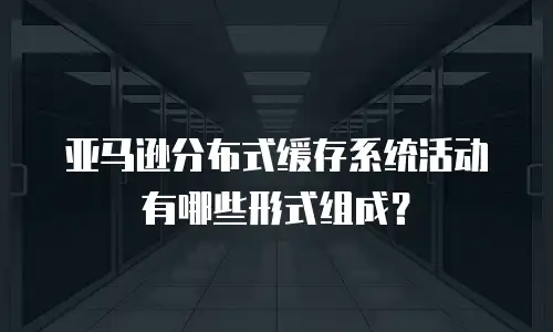 亚马逊分布式缓存系统活动有哪些形式组成？