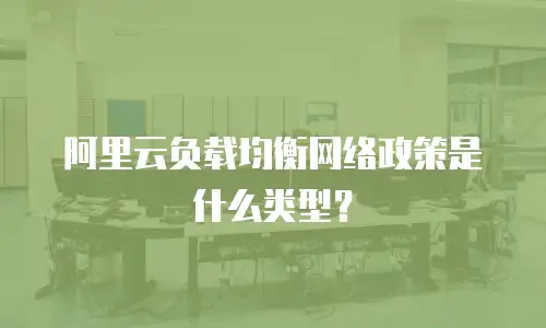 阿里云负载均衡网络政策是什么类型？