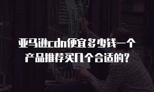 亚马逊cdn便宜多少钱一个产品推荐买几个合适的？