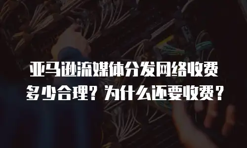 亚马逊流媒体分发网络收费多少合理？为什么还要收费？