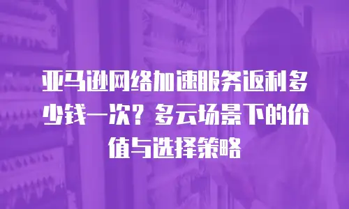 亚马逊网络加速服务返利多少钱一次？多云场景下的价值与选择策略