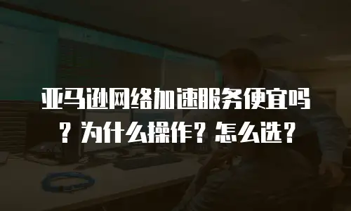 亚马逊网络加速服务便宜吗？为什么操作？怎么选？