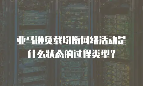 亚马逊负载均衡网络活动是什么状态的过程类型？