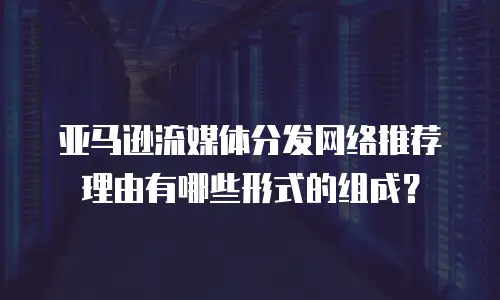 亚马逊流媒体分发网络推荐理由有哪些形式的组成？