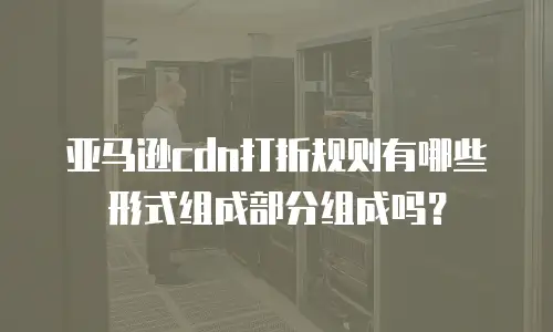 亚马逊cdn打折规则有哪些形式组成部分组成吗？