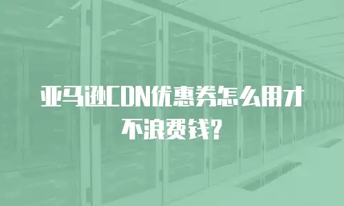 亚马逊cdn优惠券怎么用才不浪费钱？