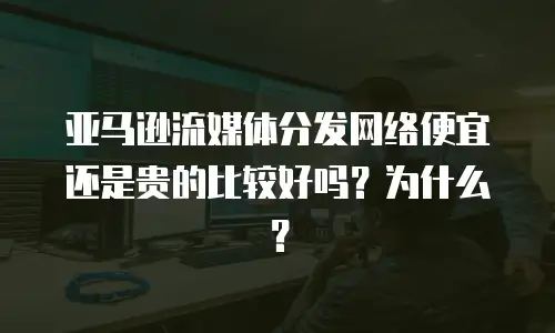 亚马逊流媒体分发网络便宜还是贵的比较好吗？为什么？