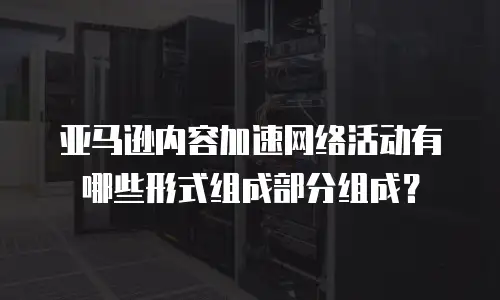 亚马逊内容加速网络活动有哪些形式组成部分组成？