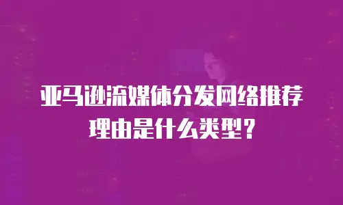 亚马逊流媒体分发网络推荐理由是什么类型？