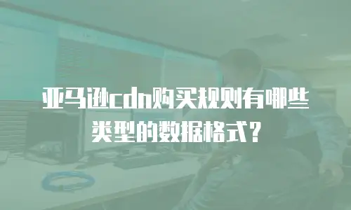 亚马逊cdn购买规则有哪些类型的数据格式？