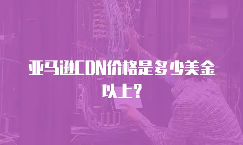 亚马逊CDN价格是多少美金以上？