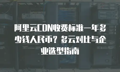 阿里云CDN收费标准一年多少钱人民币？多云对比与企业选型指南