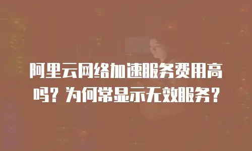 阿里云网络加速服务费用高吗？为何常显示无效服务？