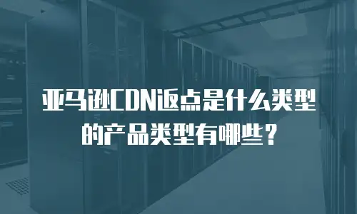 亚马逊CDN返点是什么类型的产品类型有哪些？