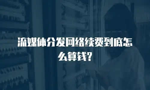 流媒体分发网络续费到底怎么算钱？