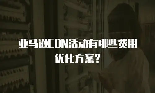 亚马逊CDN活动有哪些费用优化方案？