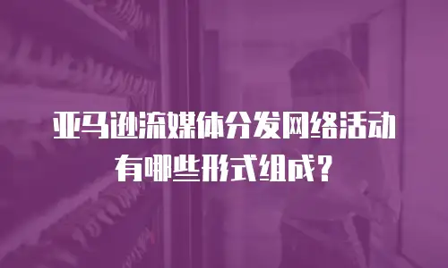 亚马逊流媒体分发网络活动有哪些形式组成？