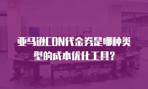 亚马逊CDN代金券是哪种类型的成本优化工具？