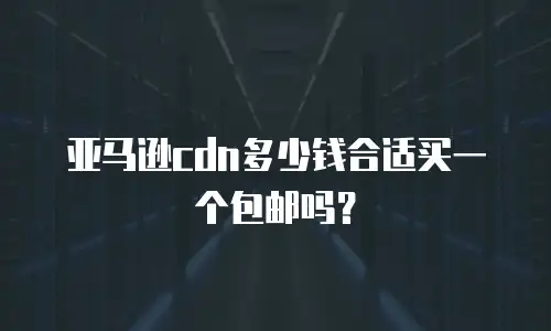 亚马逊cdn多少钱合适买一个包邮吗？
