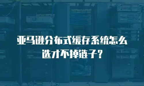 亚马逊分布式缓存系统怎么选才不掉链子？