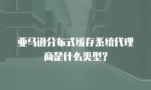 亚马逊分布式缓存系统代理商是什么类型？