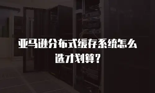 亚马逊分布式缓存系统怎么选才划算？