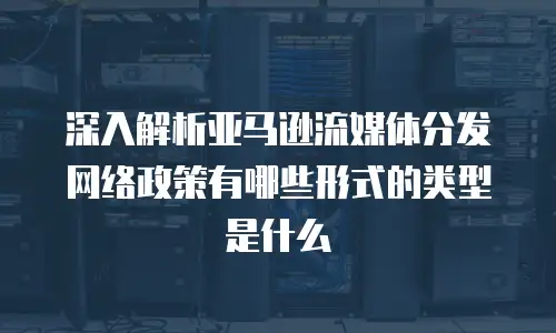深入解析亚马逊流媒体分发网络政策有哪些形式的类型是什么