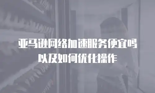 亚马逊网络加速服务便宜吗以及如何优化操作