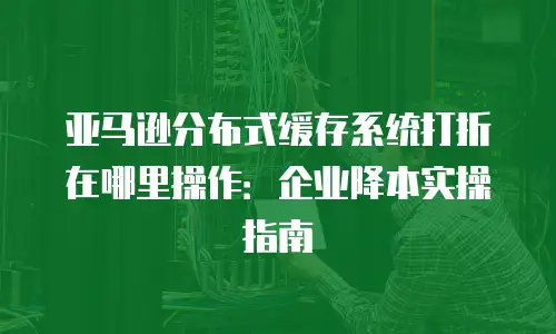 亚马逊分布式缓存系统打折在哪里操作：企业降本实操指南