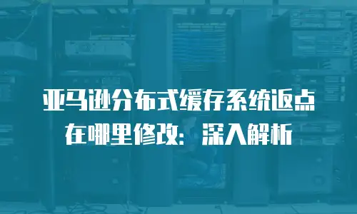 亚马逊分布式缓存系统返点在哪里修改：深入解析