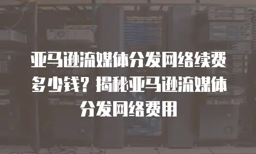亚马逊流媒体分发网络续费多少钱？揭秘亚马逊流媒体分发网络费用