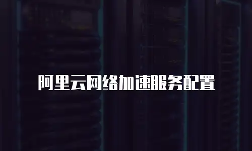 阿里云网络加速服务配置