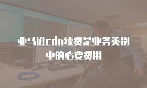 亚马逊cdn续费是业务类别中的必要费用