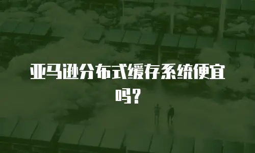 亚马逊分布式缓存系统便宜吗？