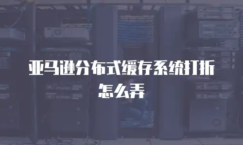 亚马逊分布式缓存系统打折怎么弄