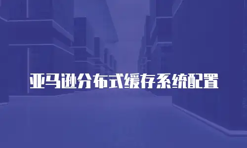 亚马逊分布式缓存系统配置
