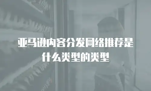 亚马逊内容分发网络推荐是什么类型的类型